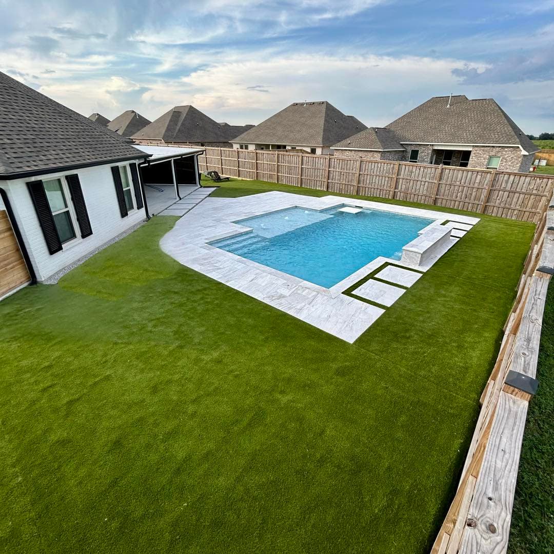 Custom outdoor living space in Thibodaux, LA