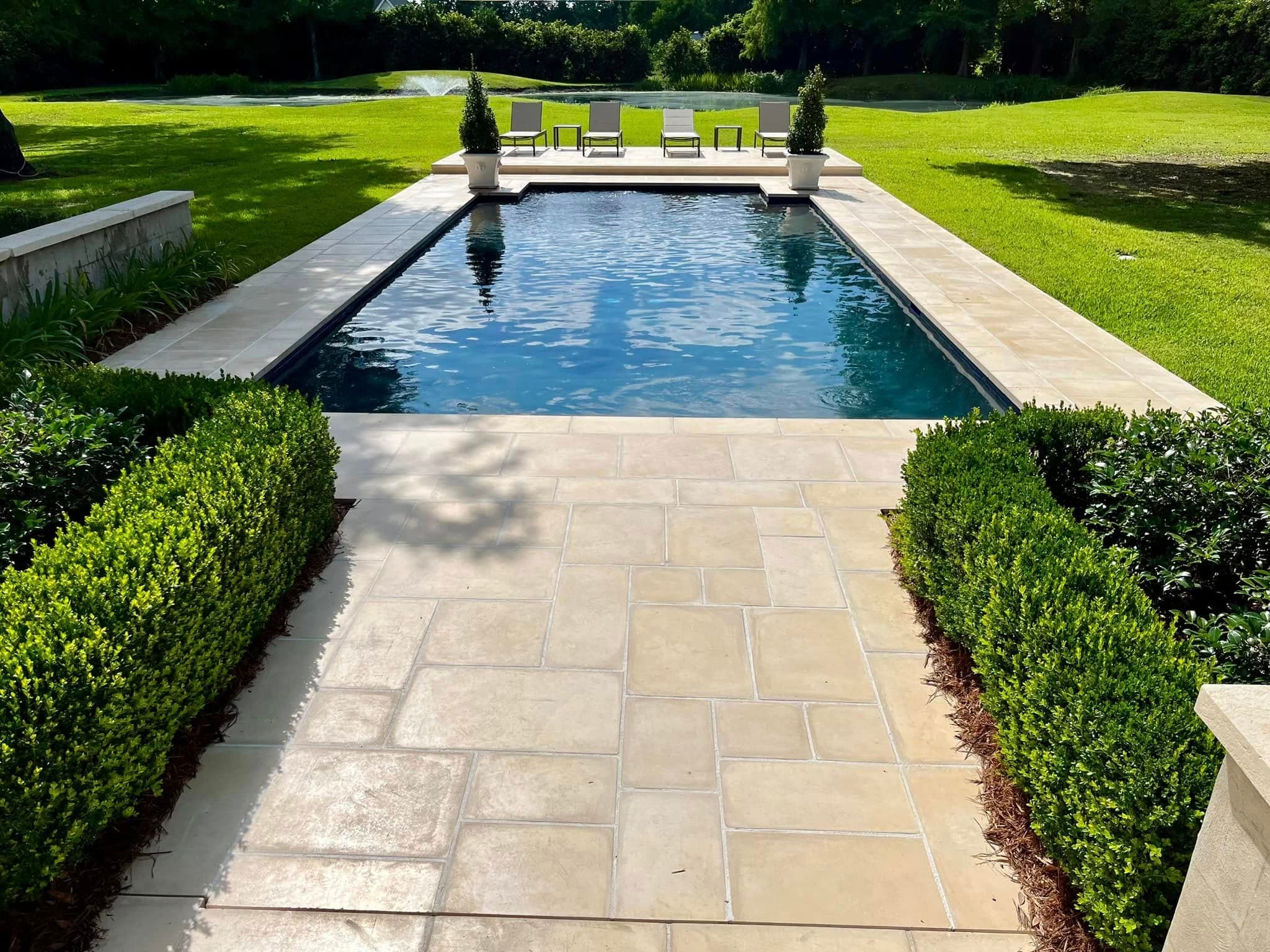 Custom gunite pool construction in Thibodaux, LA